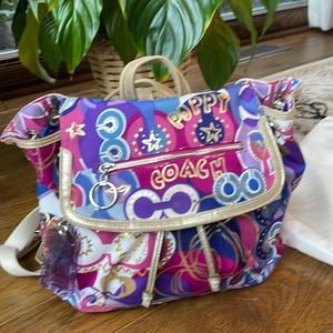 Coach poppy backpack
